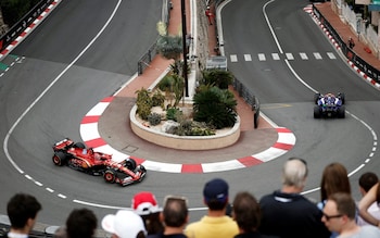 Ferrari's Charles Leclerc goes fastest in practice for the Monaco Grand Prix on Frida
