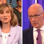 Fiona Bruce has been criticised for shutting down John Swinney on Brexit