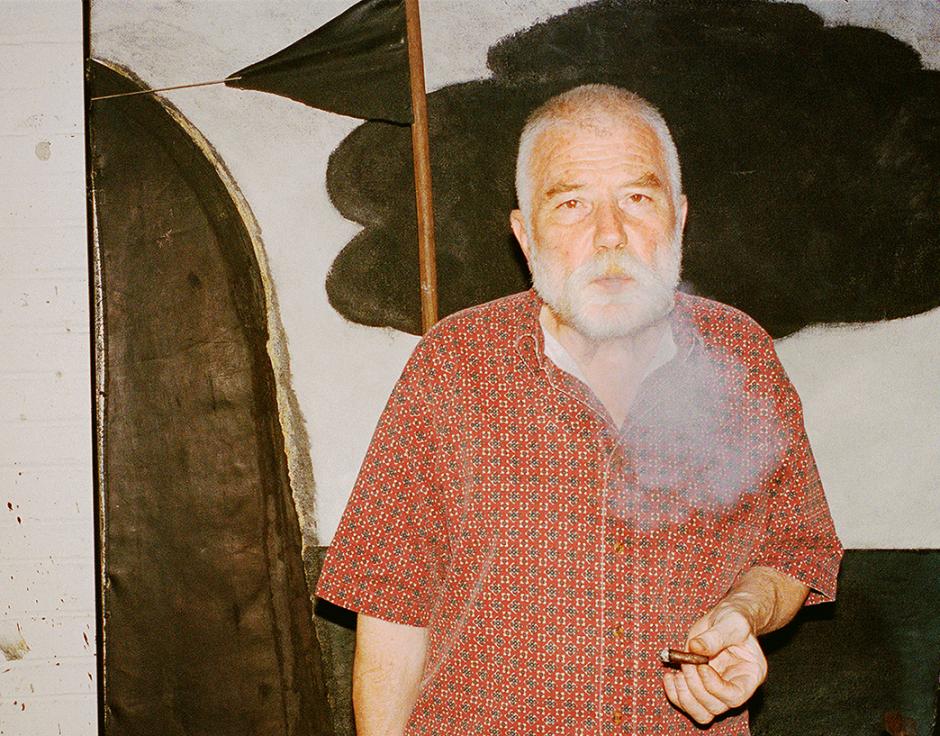 Peter Brötzmann at home in Wuppertal, September 2012. Photo: Ronald Dick for The Wire 345