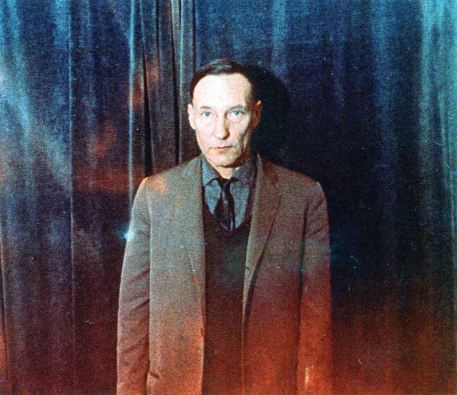 William Burroughs photographed by Brion Gysin