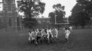 M Andre Siegfried writes that school sports teach the English a moral code of “fair play”