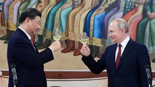 President Putin and President Xi at a reception at the Kremlin last year. Putin’s forthcoming visit to China will include the two men’s 40th meeting since 2010