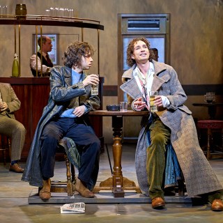 Robert Sheehan and Adonis Siddique in Withnail and I at the Birmingham Rep