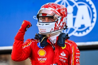 Leclerc qualified on pole — ending Verstappen’s run of starting every race from the front this season