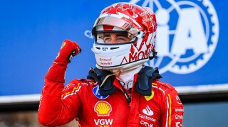 Leclerc qualified on pole — ending Verstappen’s run of starting every race from the front this season