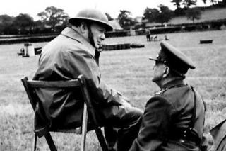 Right-hand man: Hastings Ismay with Winston Churchill in June 1944