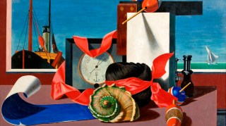 Edward Wadsworth’s Bright Intervals (1928), one of the paintings in The Shape of Things: Still Life in Britain exhibition at Pallant House, Chichester