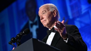 Joe Biden’s serious remarks went down better than his jokes at the White House Correspondents’ Association dinner on Saturday