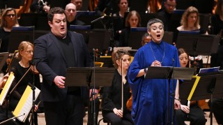 John Findon and Anna Dennis performed Luigi Nono’s Canti di vita e d’amore with the BBC Symphony Orchestra