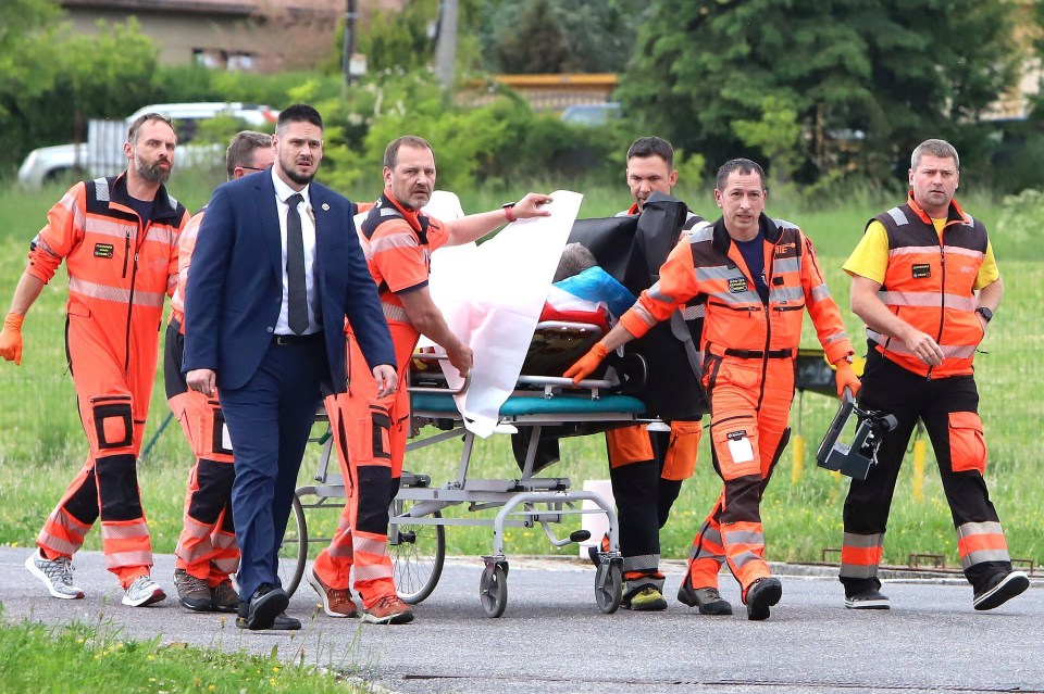 Robert Fico was taken to Banska Bystrika hospital by helicopter
