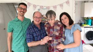 John, Stuart, Carol and Emily Jennings in BBC2’s The Jennings vs Alzheimer’s