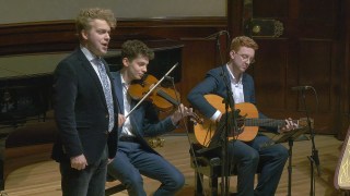 Hugh Cutting performs at London’s Wigmore Hall with the violist Leo Appel and the guitarist Daniel Murphy
