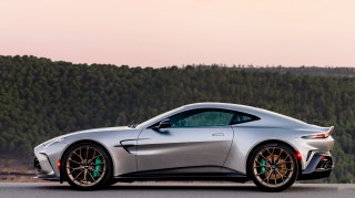 The Aston Martin Vantage cuts a bold stance
