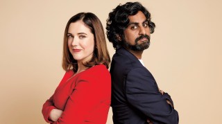 Grainne Maguire, 43, and Mehul Shah, 44. She says: “Dating Tory is the only form of trickle-down economics that actually works.” He says: “Our first big argument? When I told her I really like Priti Patel”