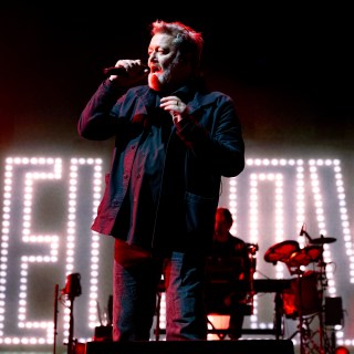 Guy Garvey of Elbow said he wanted to open the Co-Op Live “properly” at the start of the band’s set on Tuesday night