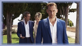 Hugh Laurie, Elizabeth Debicki and Tom Hiddleston in The Night Manager
