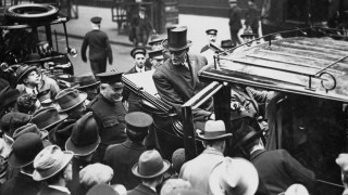 Jan Van Albert arrives in London in May 1924