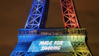 The opening ceremony takes place in Paris on July 26 but the slogan, Made for Sharing, drew derision