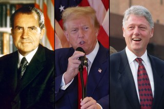 Donald Trump may be the first convicted president but the cases of Richard Nixon and Bill Clinton proved the republic’s vulnerability to partisan manoeuvring