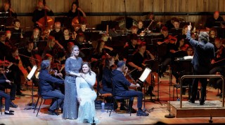 Kai Ruutel-Pajula, Svetlana Sozdateleva and the conductor Vladimir Jurowski with the London Philharmonic