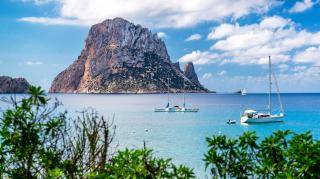 View of Es Vedra island from Ibiza