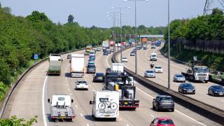 The M25 between junctions 9 and 10 is one of the busiest stretches of road in the country