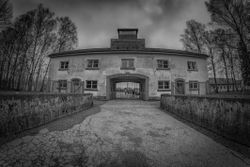 The Dachau concentration camp in Germany