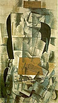 &#34;Woman with a Guitar&#34; - Georges Braque