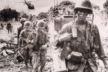 U.S. troops on patrol in Vietnam