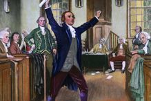 Patrick Henry addressing the Constitutional Convention