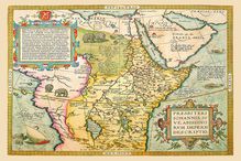 Circa 1602 Spanish map of Northeastern Africa