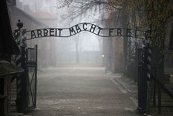 Gates of Auschwitz-Birkenau concentration camp