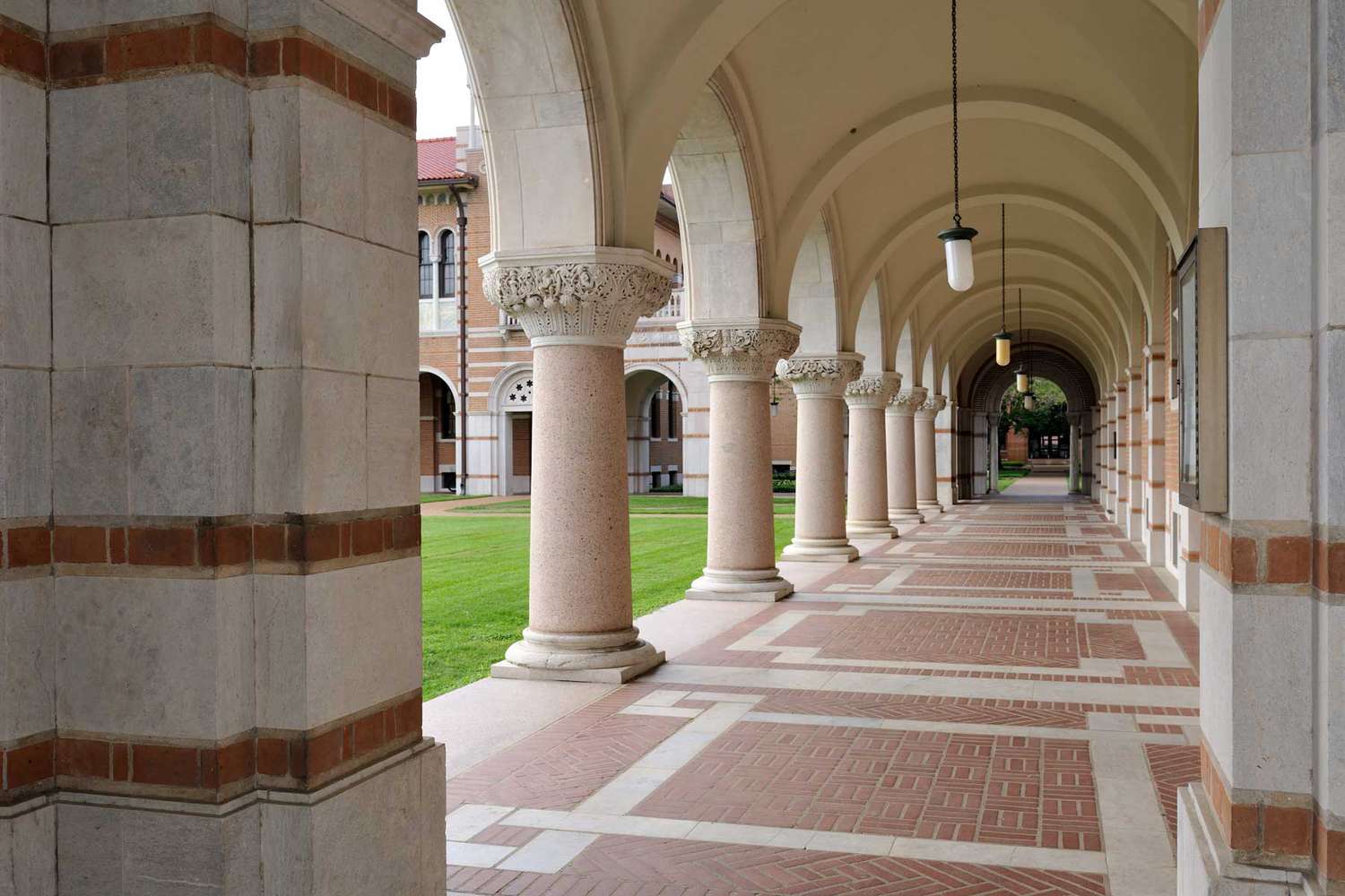 Hallway of Lovett Hall in Rice University.
