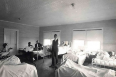 Temporary hospital ward set up by the Red Cross following the 1921 Tulsa Race Riot/Massacre.