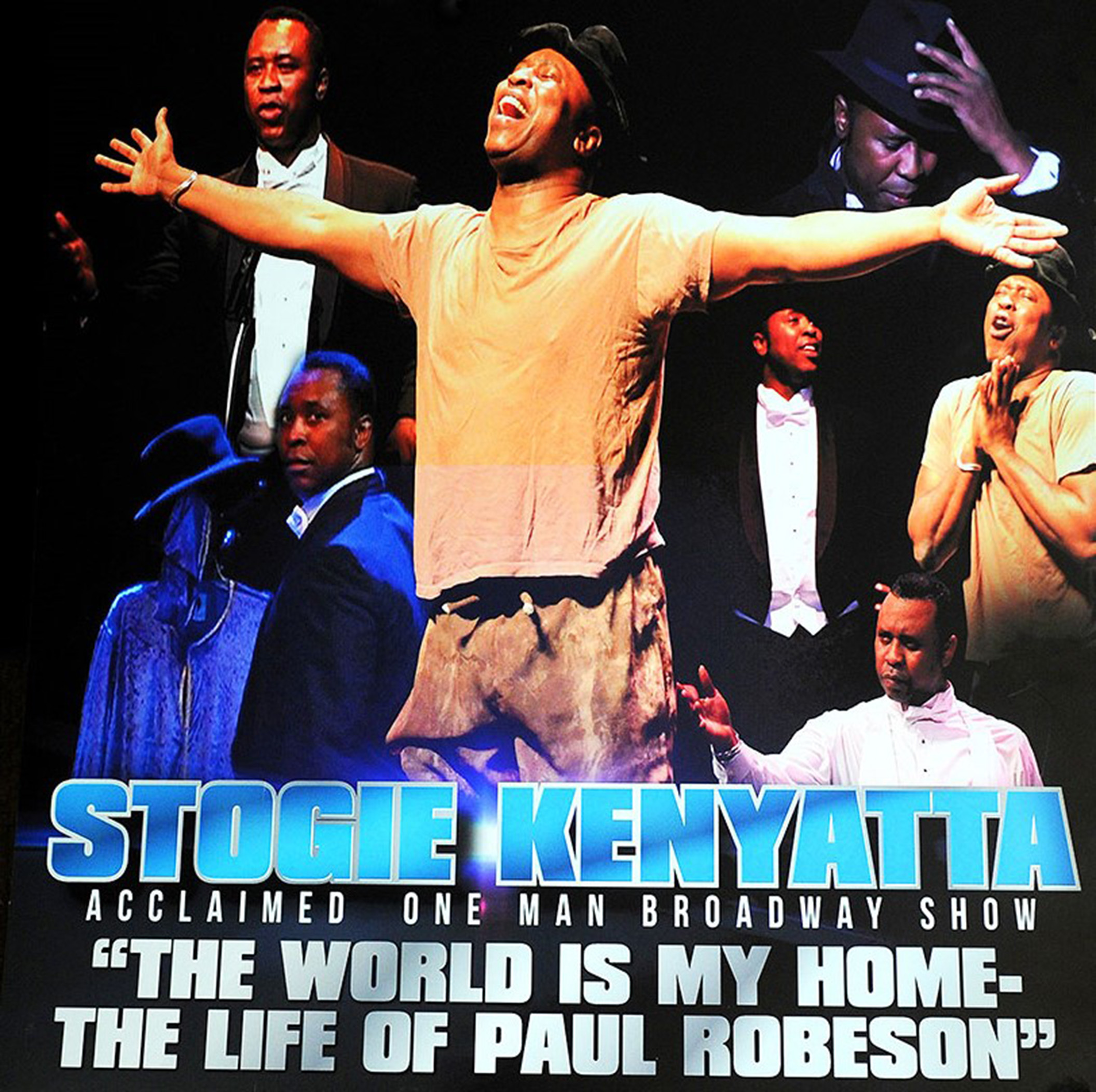 Performance flyer-Stogie Kenyatta as Paul Robeson
