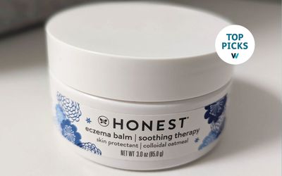 Honest Eczema Soothing Therapy Balm on white counter