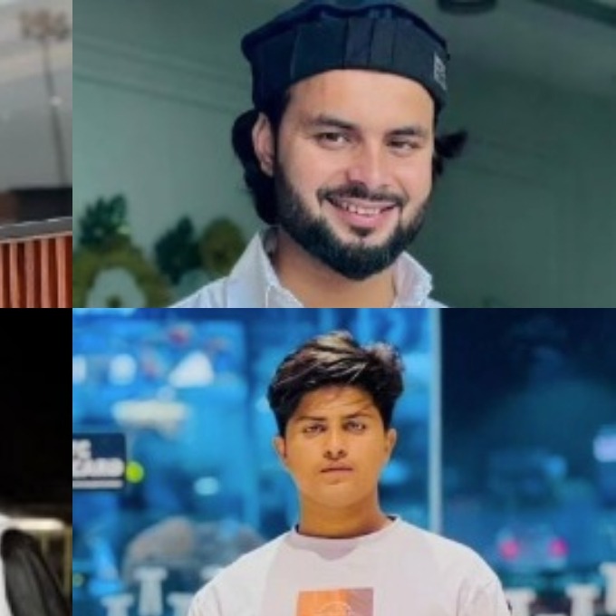 The four YouTubers have been identified as Lucky, Salman, Shahrukh, and Shahnawaz.