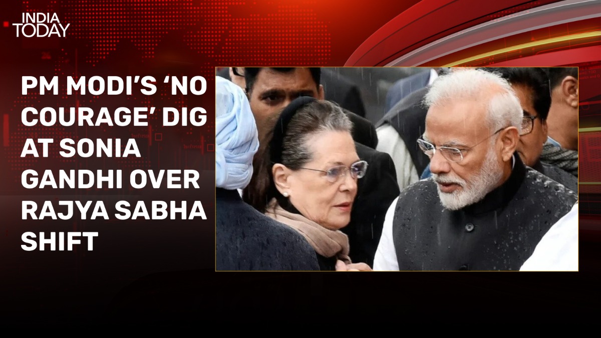 'No courage to fight polls': PM Modi's jibe at Sonia Gandhi for Rajya Sabha shift