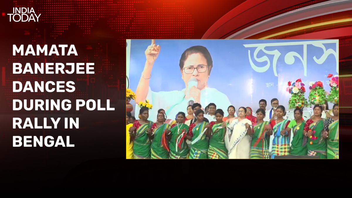 Watch: Mamata Banerjee dances, plays drum during poll rally in Bengal's Malda