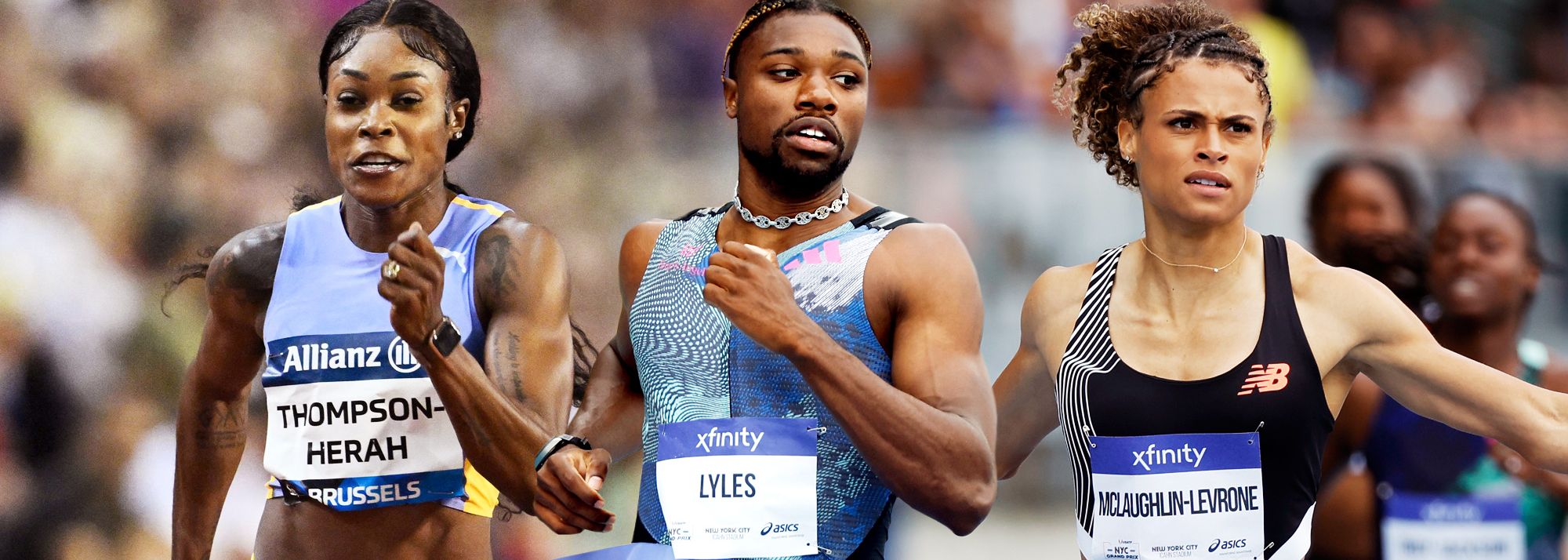 Global sprint champions Noah Lyles, Sydney McLaughlin-Levrone and Elaine Thompson-Herah are among the star performers heading to the USATF New York City Grand Prix