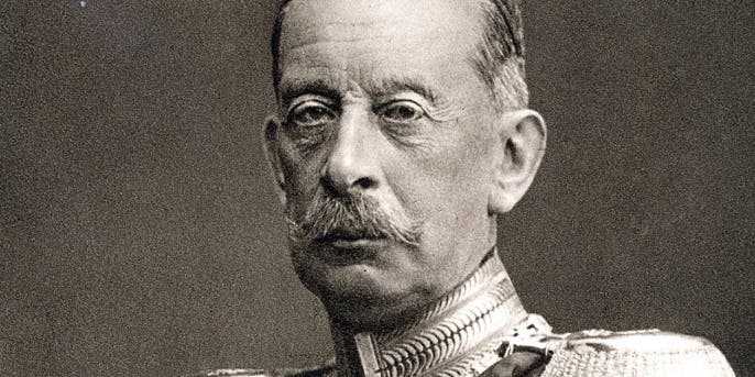 German General Alfred Schlieffen, author of the Schlieffen Plan for the defeat of Russian and France. (Credit: Universal History Archive/Getty Images)