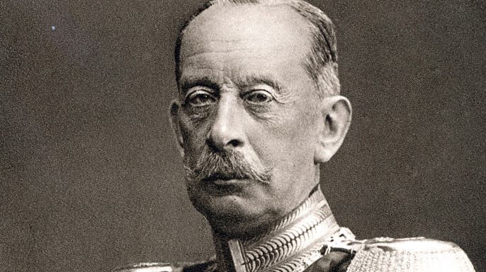 German General Alfred Schlieffen, author of the Schlieffen Plan for the defeat of Russian and France. (Credit: Universal History Archive/Getty Images)