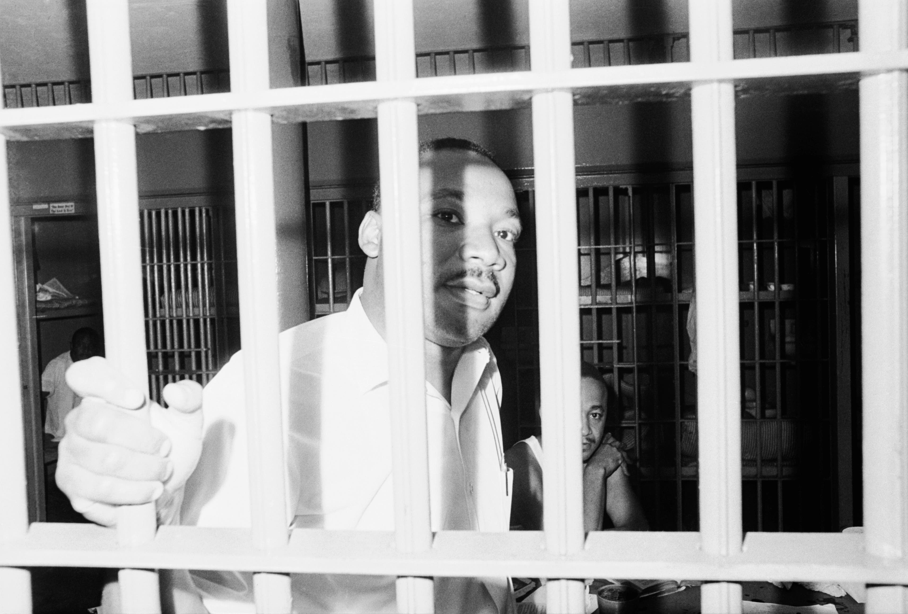 Dr. Martin Luther King in Jail Cell