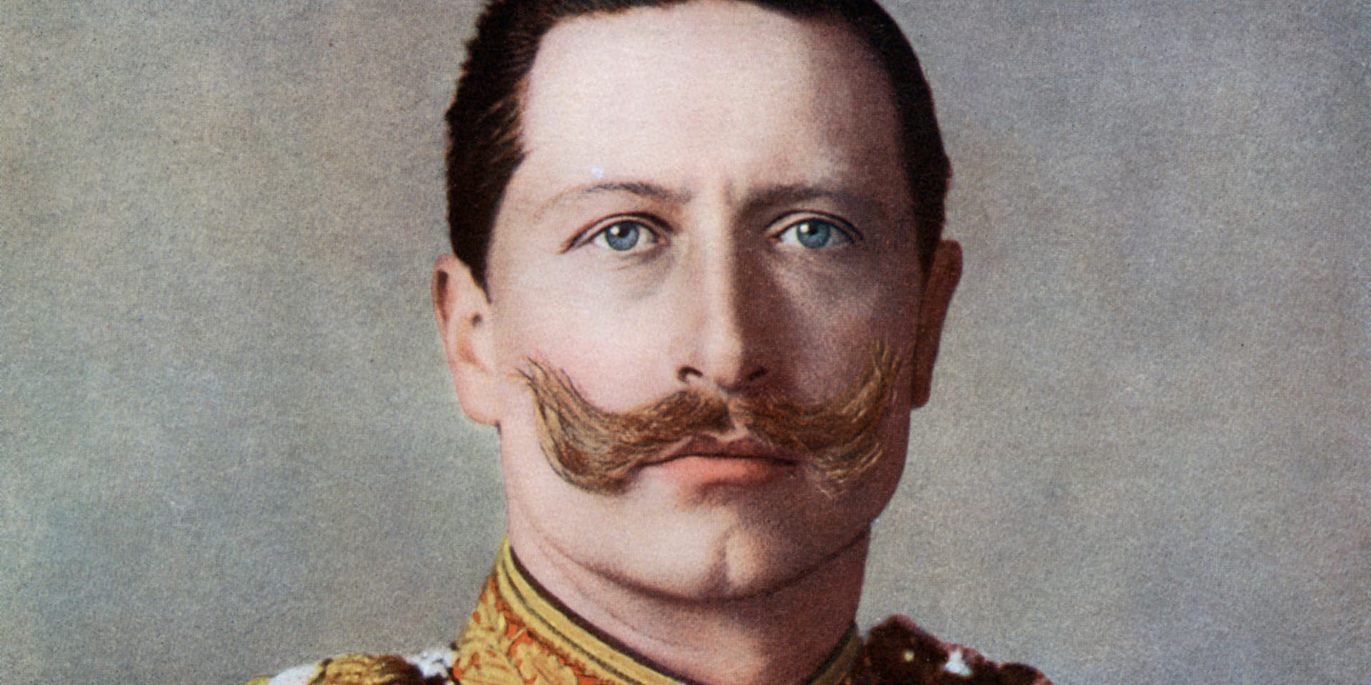Kaiser Wilhelm II, Emperor of Germany and King of Prussia, late 19th-early 20th century. Wilhelm (1859-1941), was the last German emperor and king of Prussia.