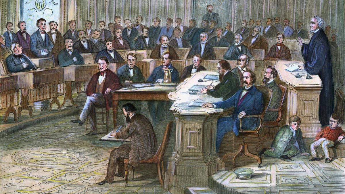The 1868 impeachment trial of Andrew Johnson