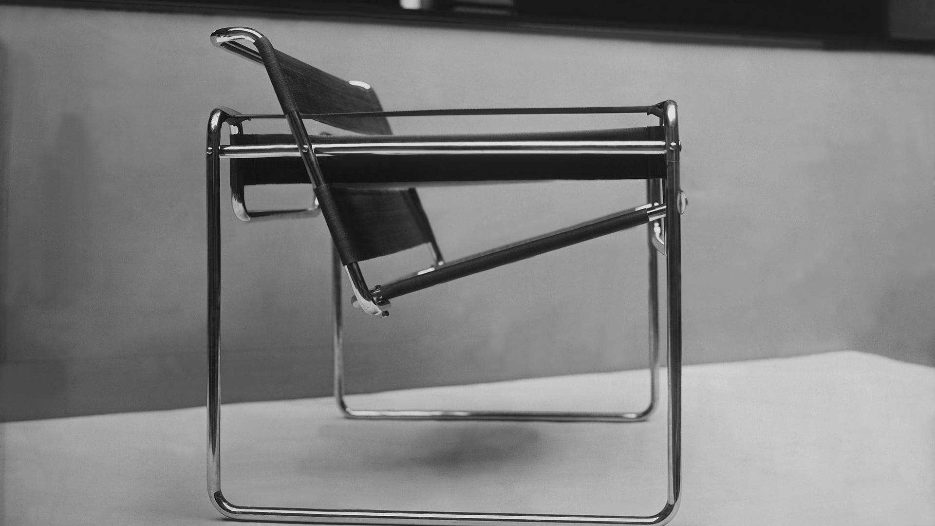 The Wassily Chair, B3, designed by Marcel Breuer at Bauhaus School.