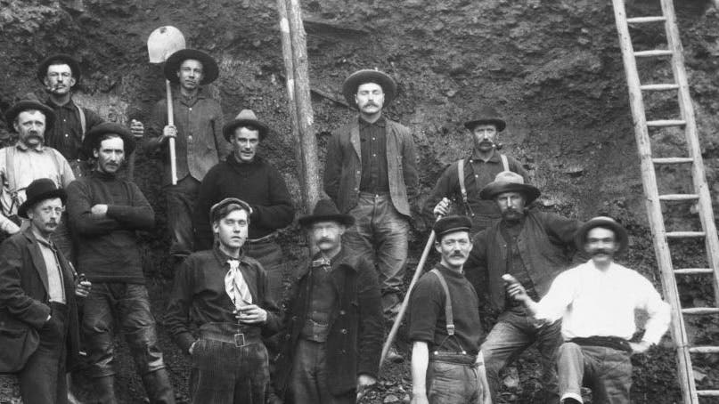 Miners during the Klondike Gold Rush