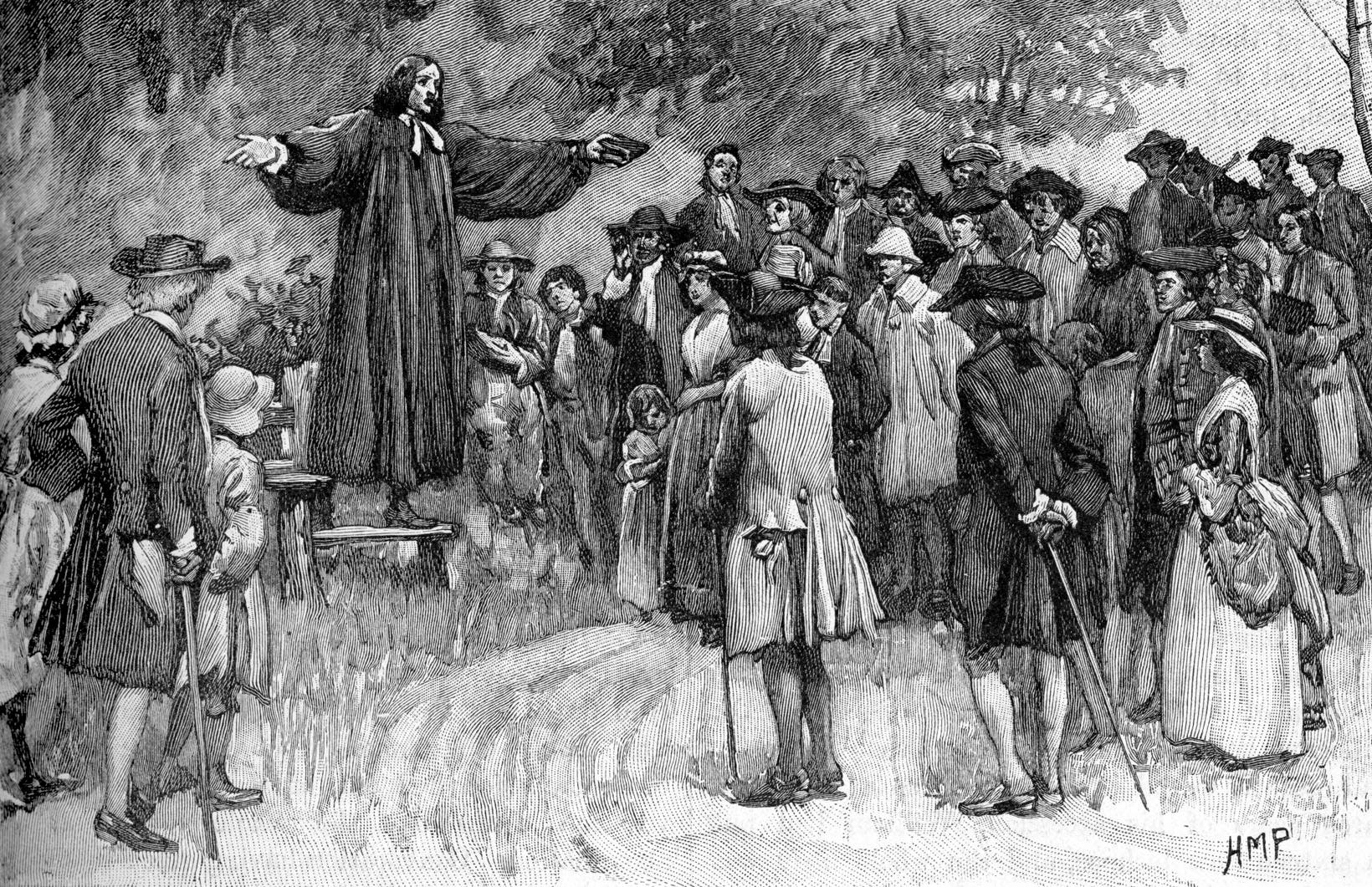 George Whitefield preachingGeorge Whitefield preaching. English Anglican priest and a founder of Methodism. Preached during the Great Awakening in 1700s in Europe and American colonies. 16 December 1714  30 September 1770. (Photo by Culture Club/Getty Images) *** Local Caption ***