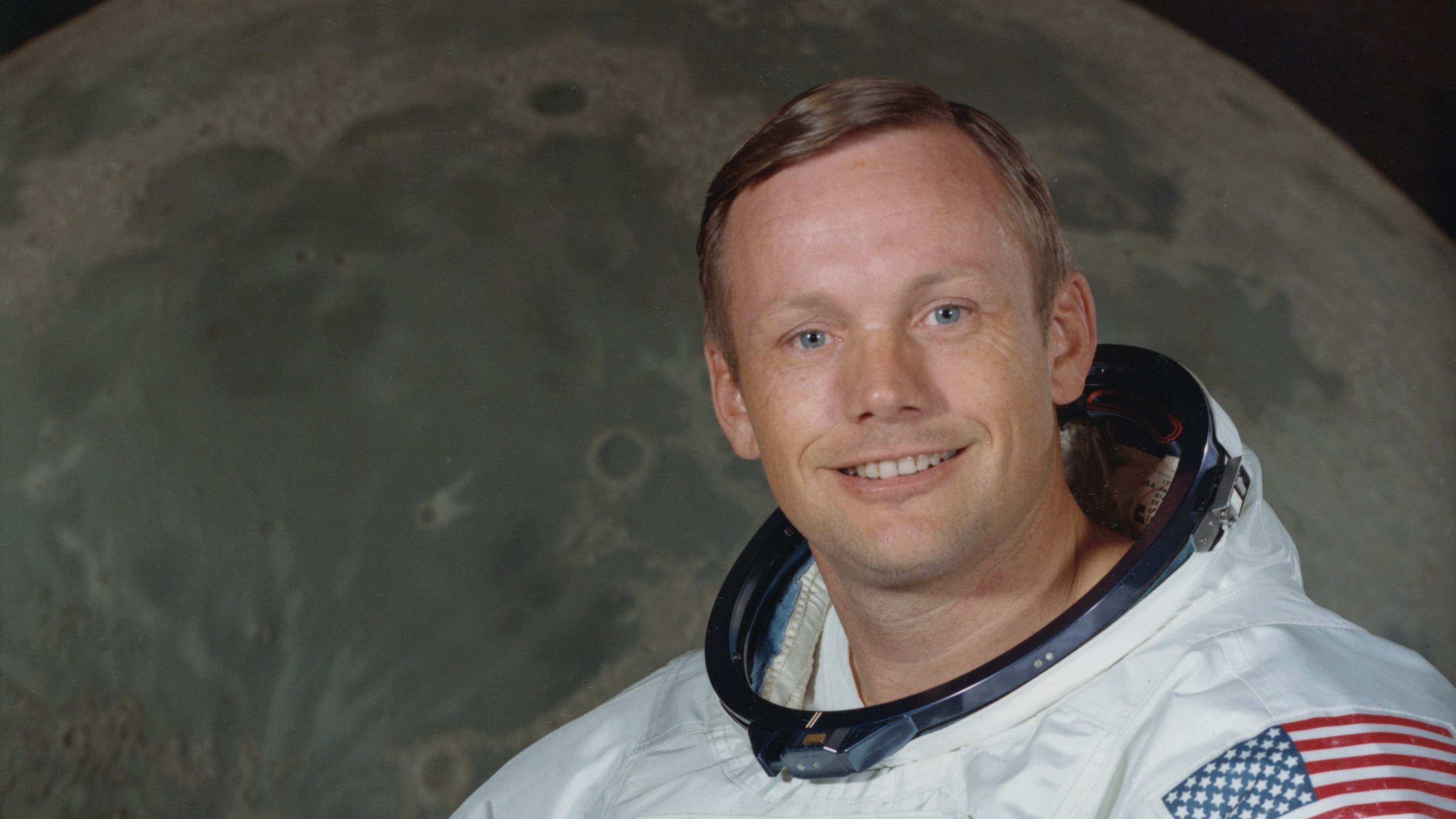Astronaut Neil Armstrong, Commander of NASA's Apollo 11 lunar landing mission, photographed at the Manned Spacecraft Center (MSC) in Houston, Texas, July 1969.