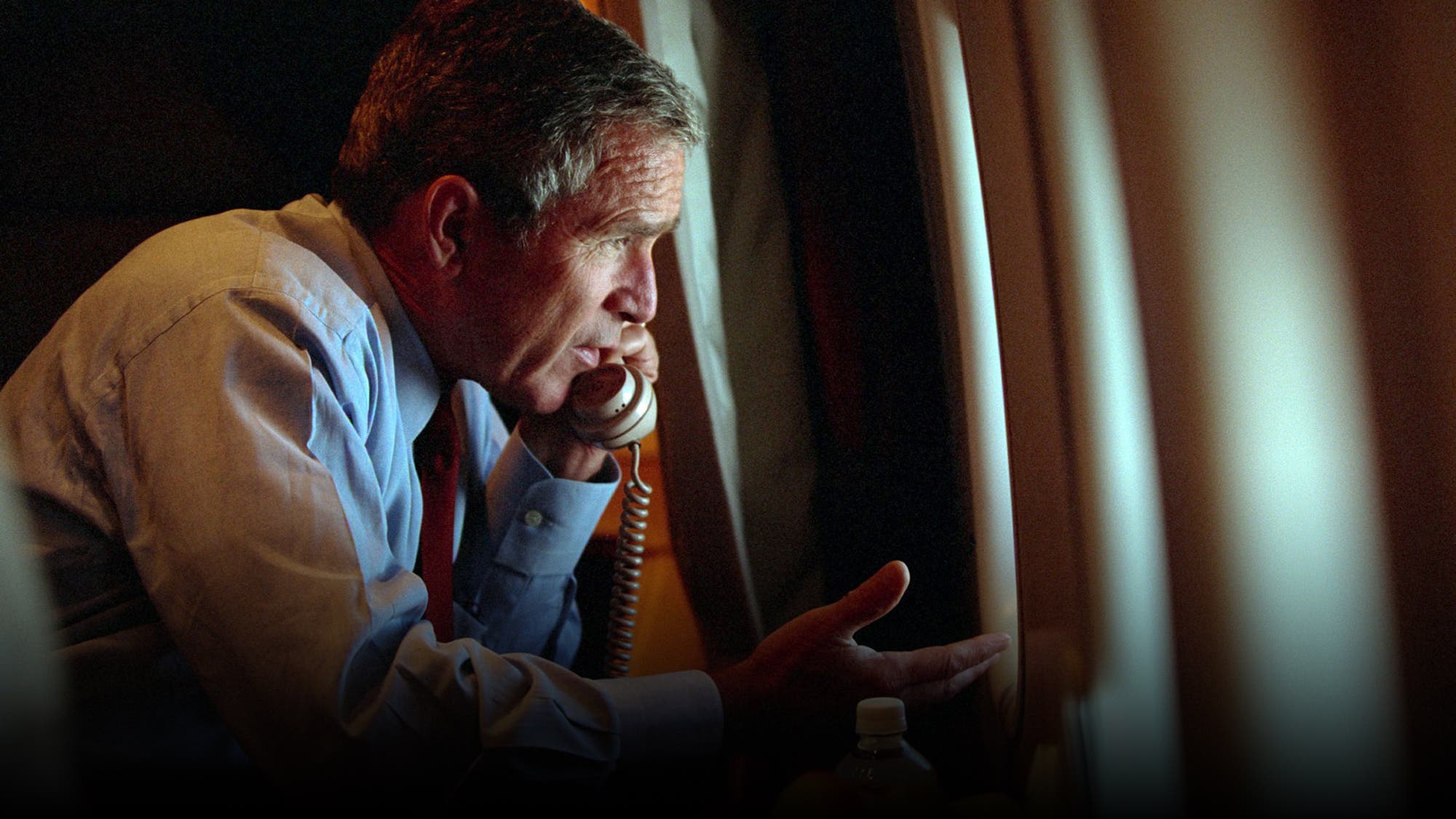 September 11, 2001, George W Bush on Air Force One